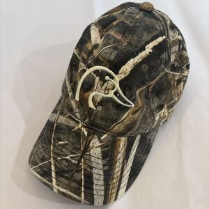 Ducks Unlimited Camo Hat – Embroidered Logo, Strap Back One Size Original Hunt